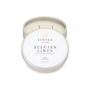 Belgian Linen Candle - Petite