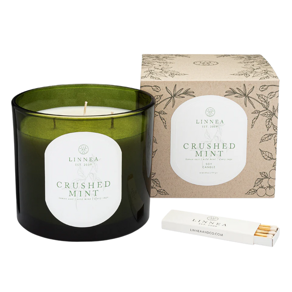 Crushed Mint Large 3-Wick Candle