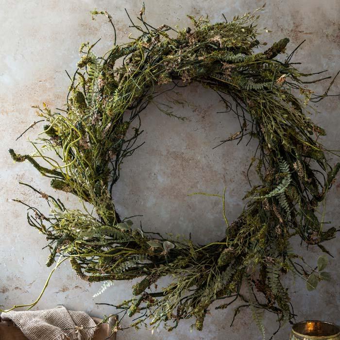 Artificial Forest Wreath