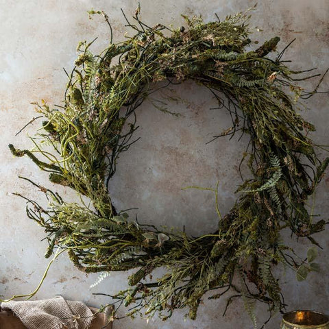 Artificial Forest Wreath