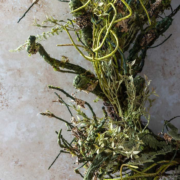 Artificial Forest Wreath