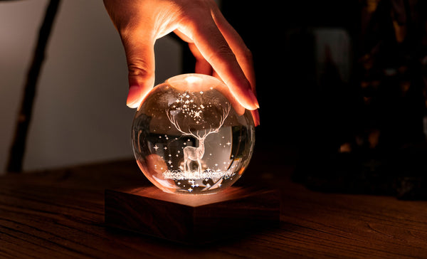 Amber Crystal Light 3D