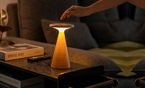 Sylva Large Table Lamp - White Ash