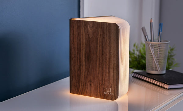 Smart Book Light - Walnut (2 Sizes)