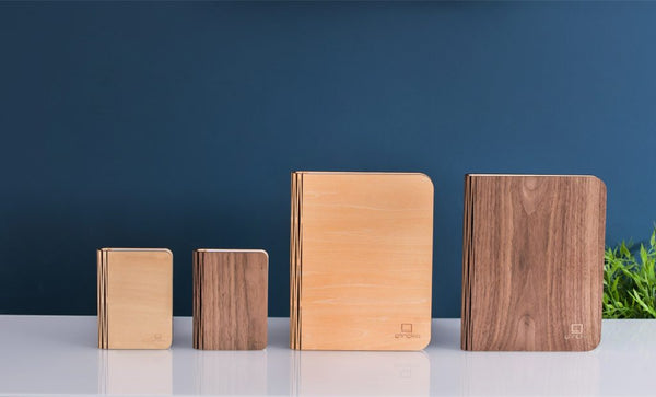 Smart Book Light - Walnut (2 Sizes)