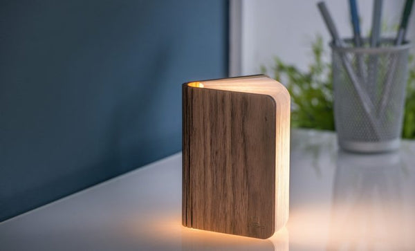 Smart Book Light - Walnut (2 Sizes)