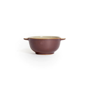 Brown Handled Bowl by Poterie Renault