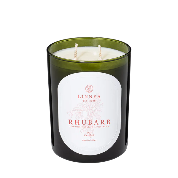 Rhubarb Candle - Lg