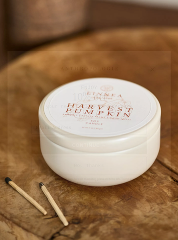 Harvest Pumpkin - Petite Candle