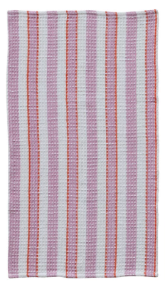Waffle Weave Tea Towel with Stripes, 3 Styles