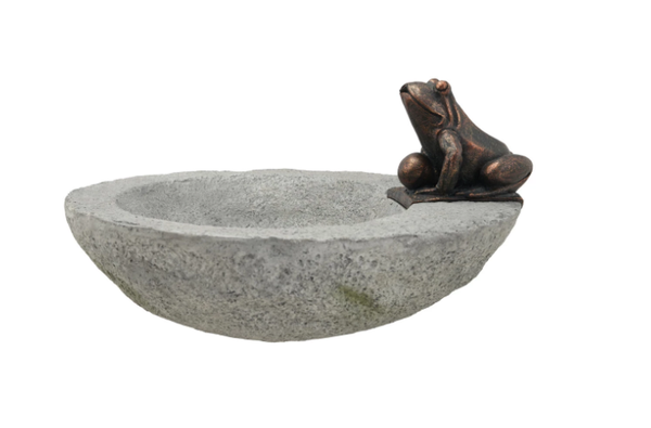 Resin Fountain with Frog, 6' Cord (includes Pump Kit)