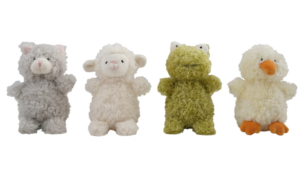 Plush Bean Bag Animal, 4 Styles