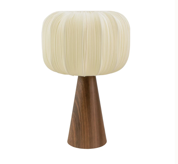 Table Lamp w/ Pleated Fabric Shade