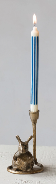 Cast Aluminum Mouse Shaped Taper Holder