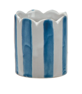 Stoneware Matchstick Holder w/ Striker, 2 Styles