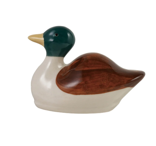 Stoneware Floating Mallard