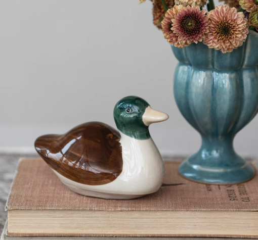 Stoneware Floating Mallard