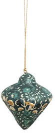 Paper Mache Block Printed Ornament