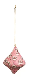 Paper Mache Block Printed Ornament