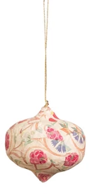 Paper Mache Block Printed Ornament