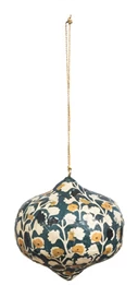 Paper Mache Block Printed Ornament