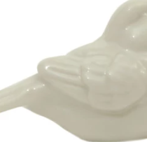 White Ceramic Bird