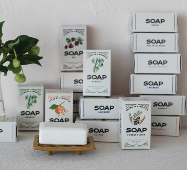 Scented Olive Oil & Shea Butter Milled Bar Soap,