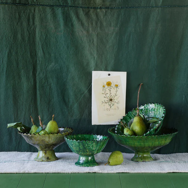 Tamegroute Compote Green Bowl  |  2 Sizes