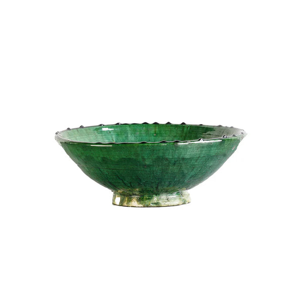 Tamegroute Bowl, Green  |  2 Sizes