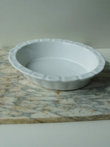 Oval Pie Dish by Poterie Renault