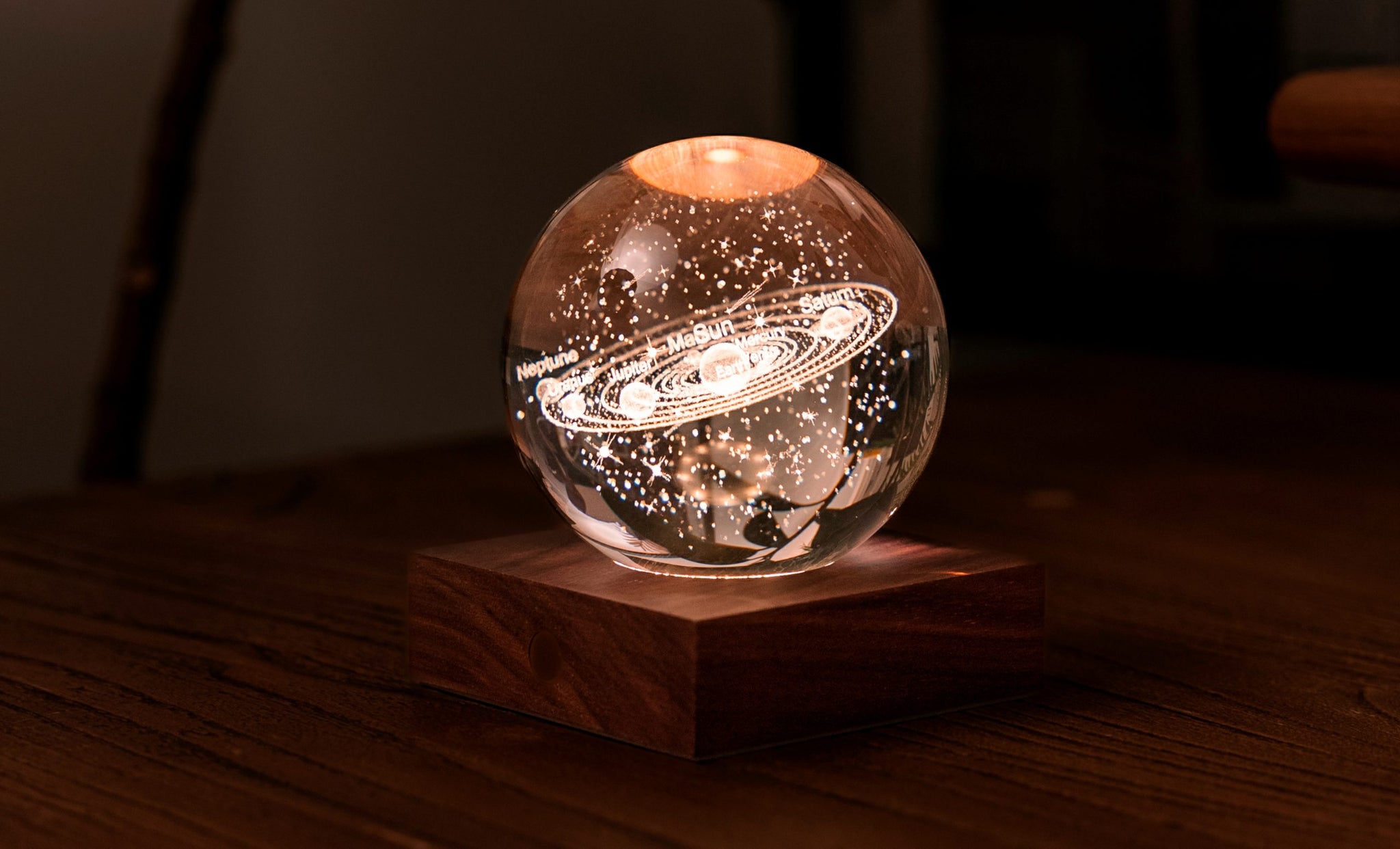 Amber Crystal Light 3D