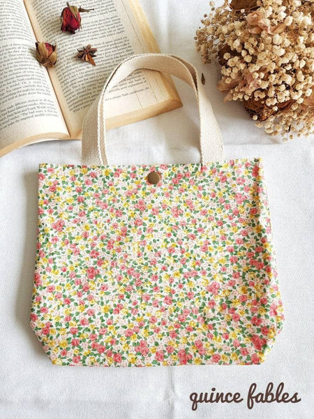 Floral Cotton Floral Print Lunch Bag