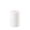 LED Pillar Candle, Nordic White, Smooth, 4 x 6"