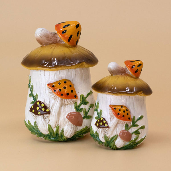 Merry Mushroom-Inspired 70s Hand-Painted Set