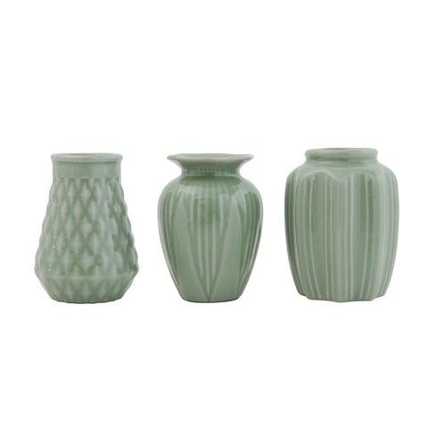 Jade Stoneware Vase