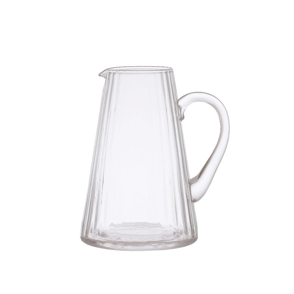 Ribbed Glass Pitcher (60 oz.)