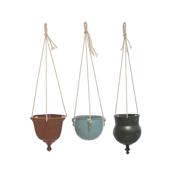 Hanging Stoneware Planter | 3 styles