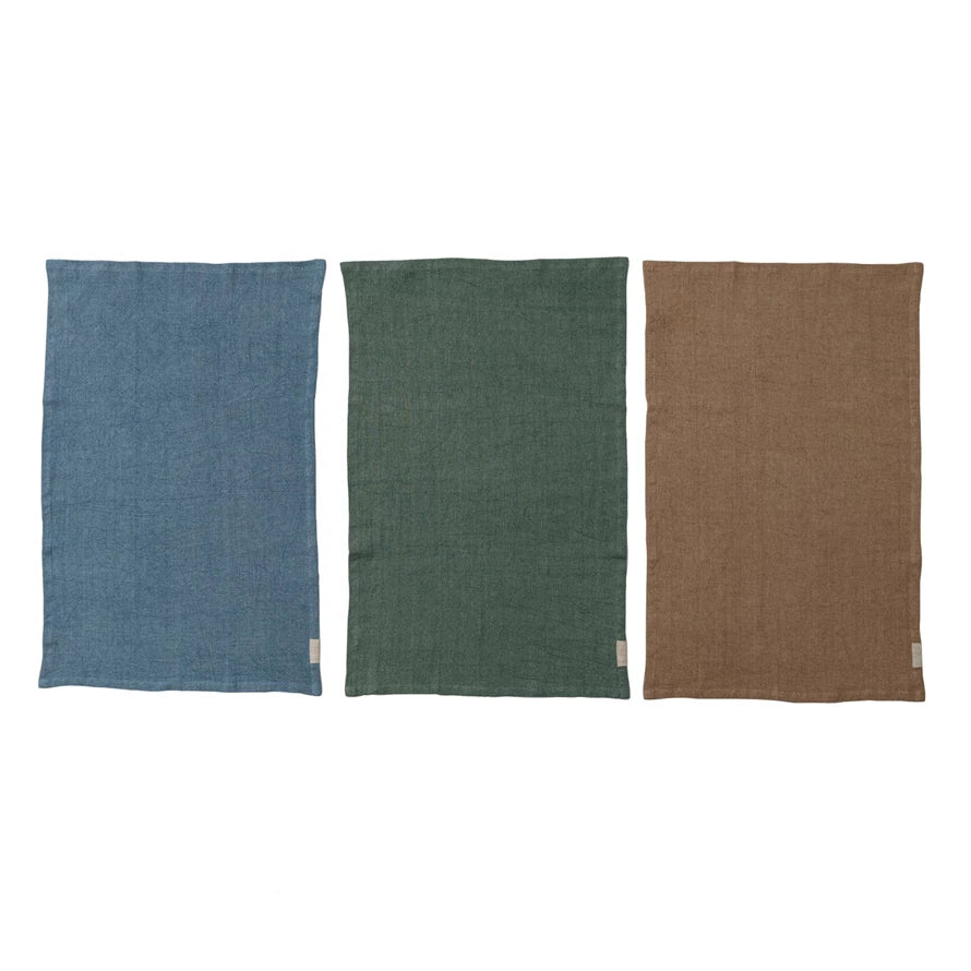Stonewashed Linen Tea Towel