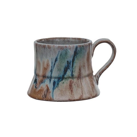 14 oz. Stoneware Mug, Reactive Glaze