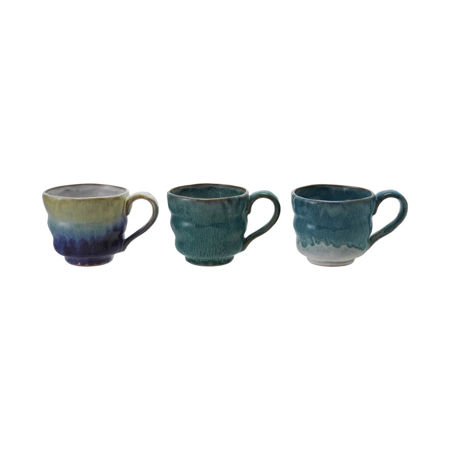 14 oz. Stoneware Mug, Reactive Glaze