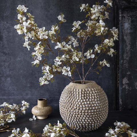 Prunus Blossom, Cream - Artificial Stem