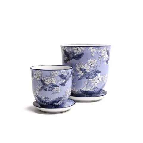 Liberate Indoor Pot - Blue Swallows
