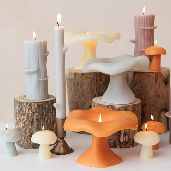 Mushroom Shaped Candle