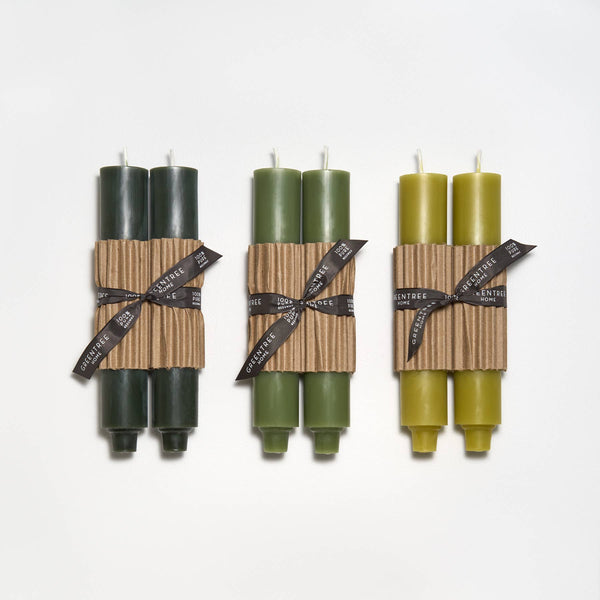 9" Column Taper Handmade Beeswax Candles