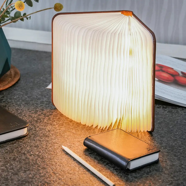 Bonded Leather Smart Book Light  |  Large