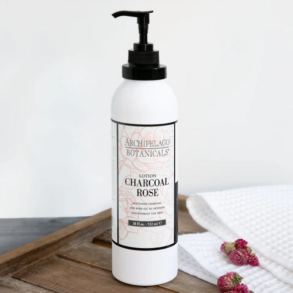 Charcoal Rose Body Lotion | 18 oz.