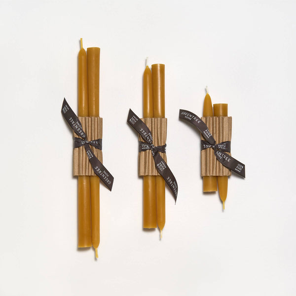 Every Day Handmade Beeswax Taper Candles