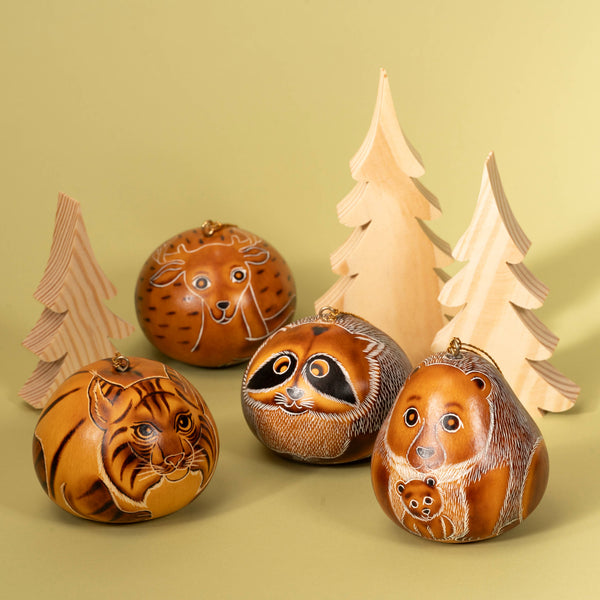 Forest Gourd Ornament