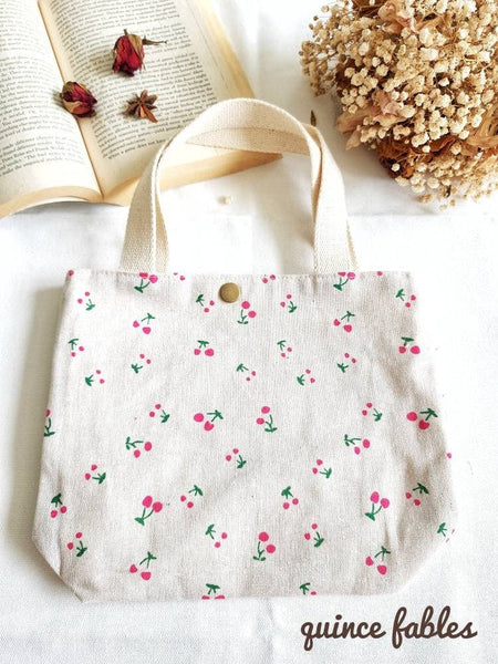 Floral Cotton Floral Print Lunch Bag