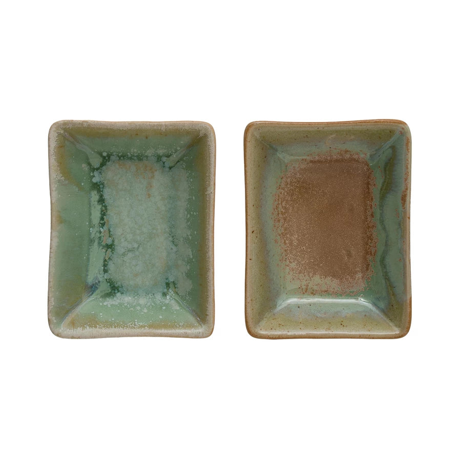 Stoneware Dish - Opal Reactive Glaze